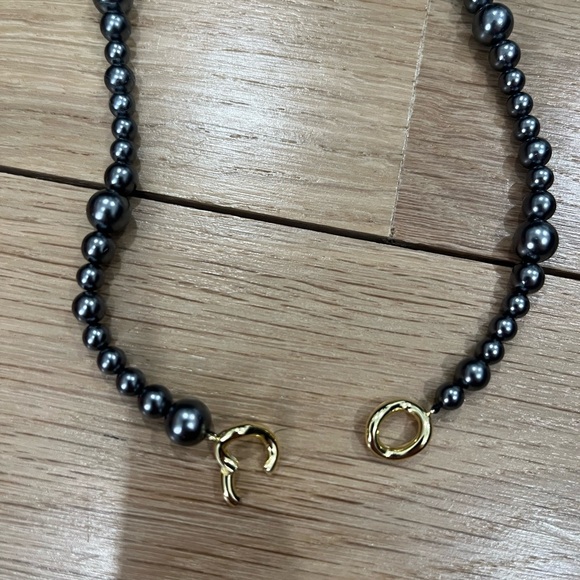 ✨ Gorjana Gray and Gold Beaded Necklace✨ - Picture 7 of 7